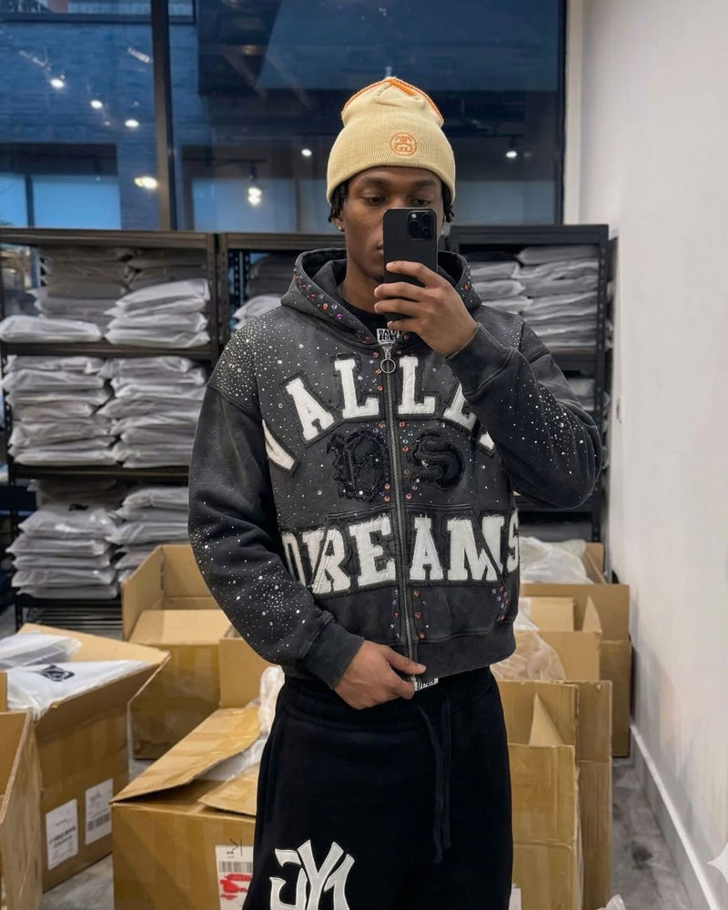 "Hoodie is crazy in person. The details and weight make it feel premium."